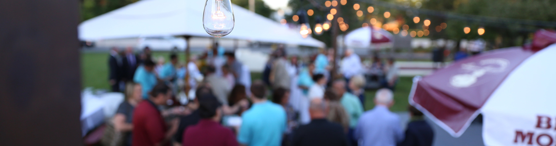 outdoor birthday party at Panevino