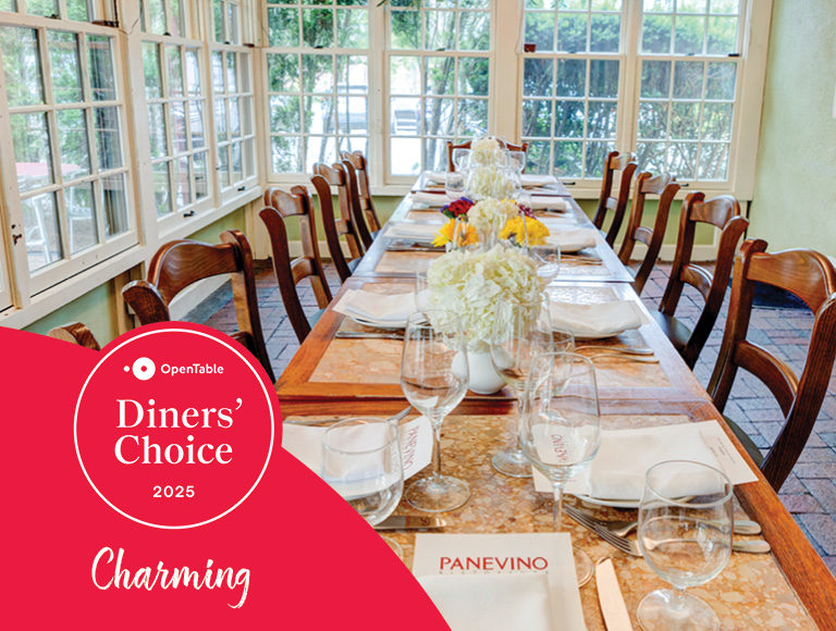 Voted "Charming" by OpenTable