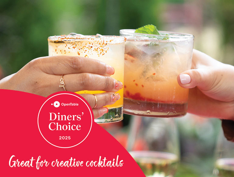 Good for creative cocktails - OpenTable Diners' Choice 2025